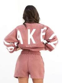 Isabel Oversized Jumper - Blush Brown