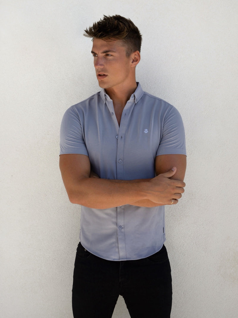 Navarra Short Sleeve Shirt - Pale Lilac