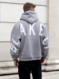 Idris Oversized Hoodie - Mid Grey