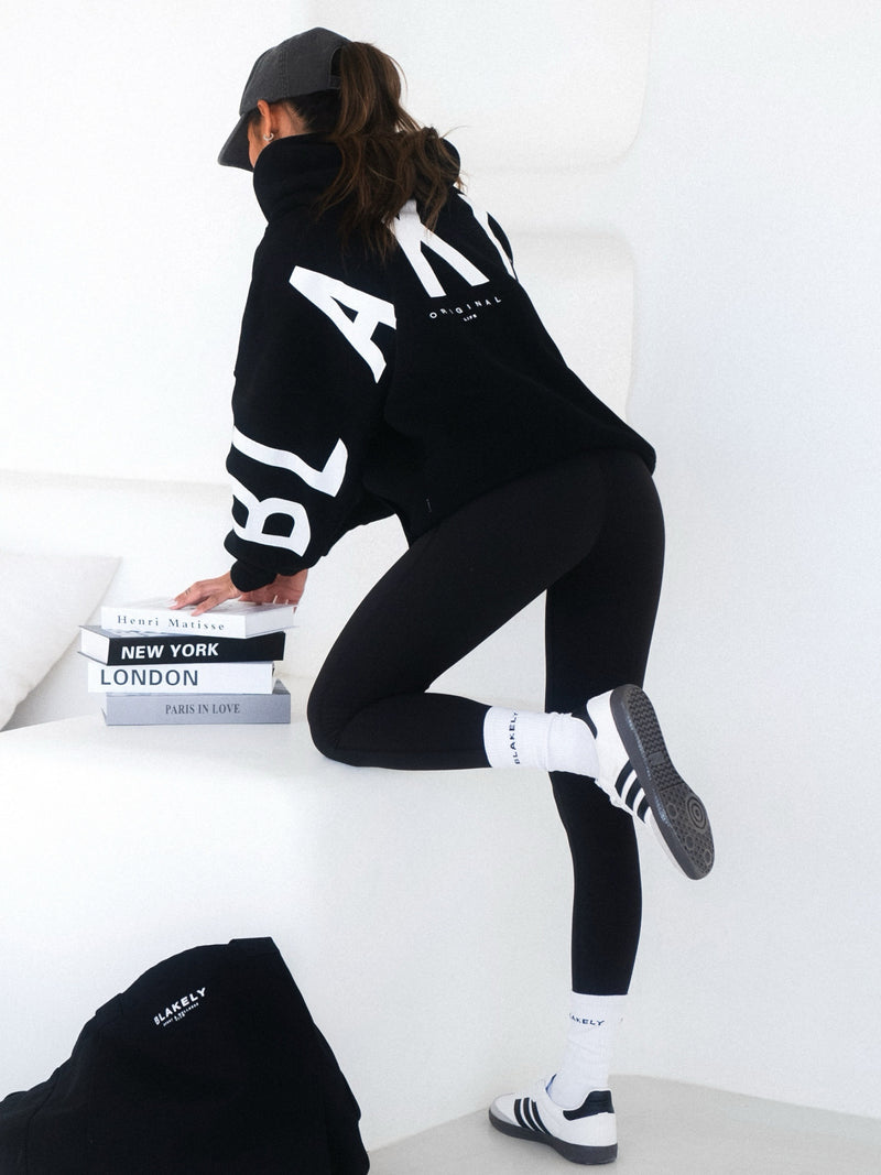 Isabel Oversized Hoodie - Black