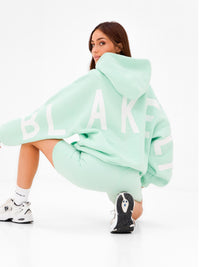 Isabel Oversized Hoodie - Pastel Green