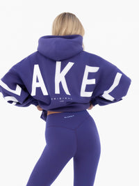 Isabel Oversized Hoodie - Bold Purple