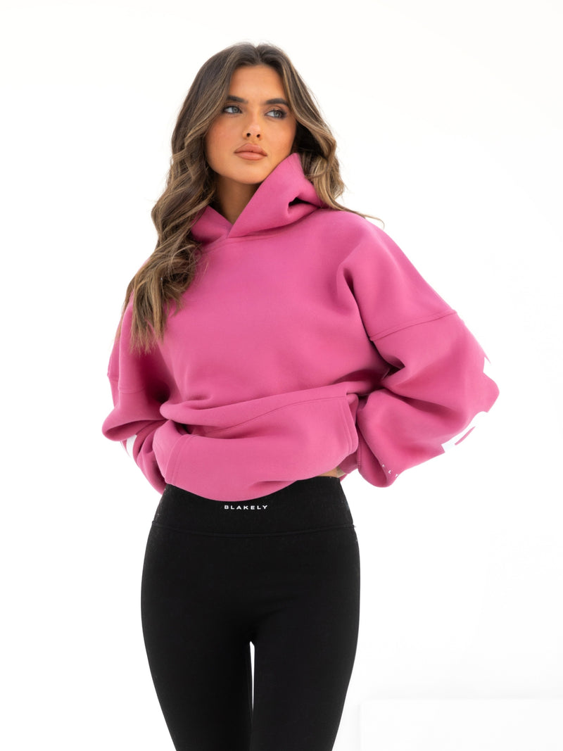 Isabel Oversized Hoodie - Hot Pink