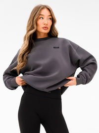 Olivia Oversized Jumper - Charcoal