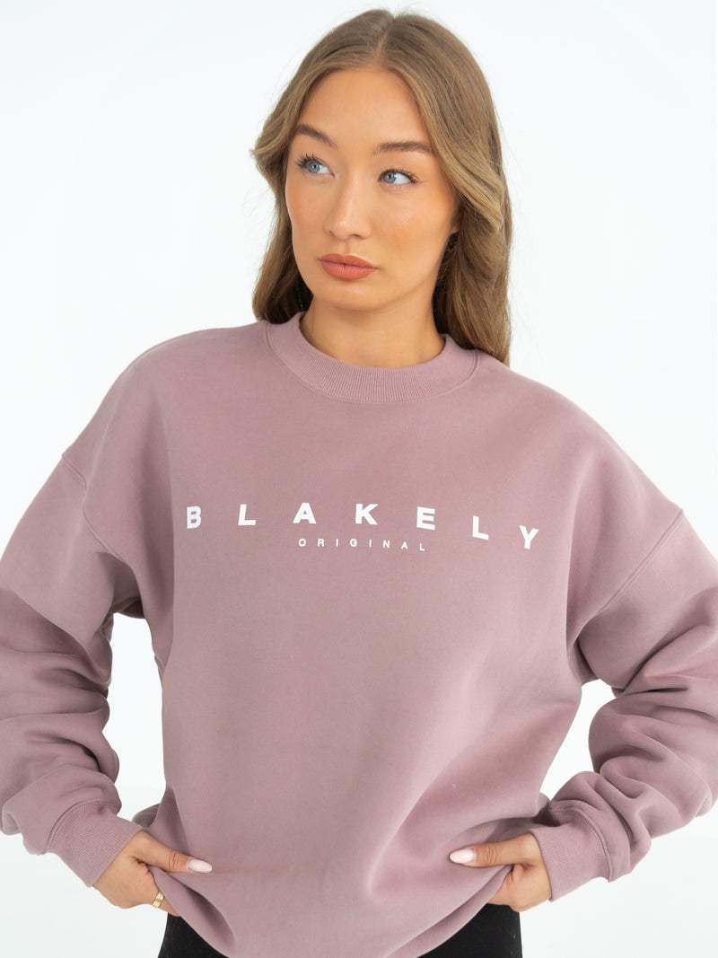 Composure Oversized Jumper - Dusty Pink