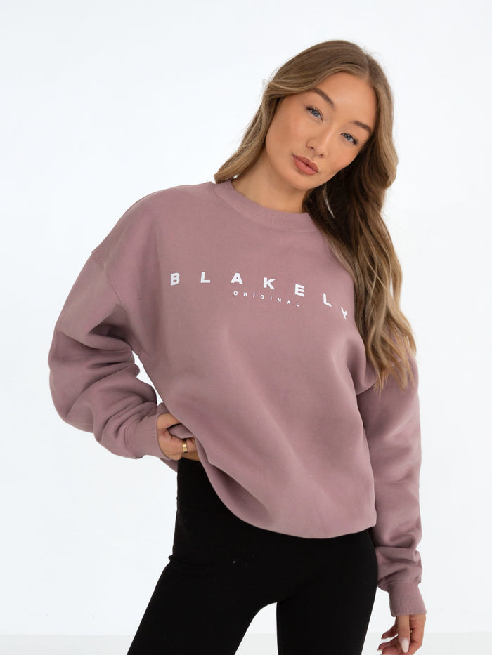 Composure Oversized Jumper - Dusty Pink