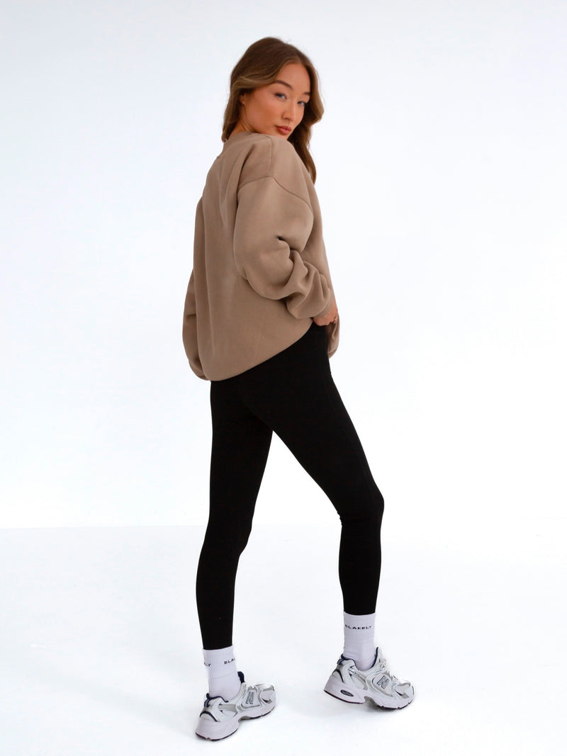 Composure Oversized Jumper - Tan