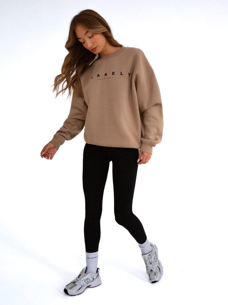 Composure Oversized Jumper - Tan