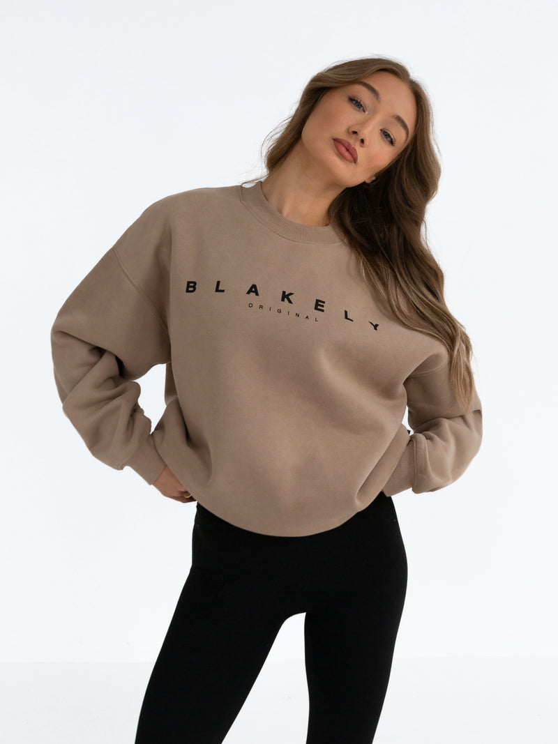 Composure Oversized Jumper - Tan