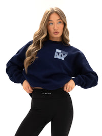 Brooklyn 610 Oversized Jumper - Navy