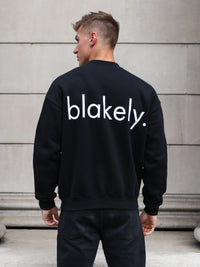 Enzo Relaxed Jumper - Black