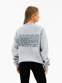 Naomi Oversized Jumper - Marl Grey