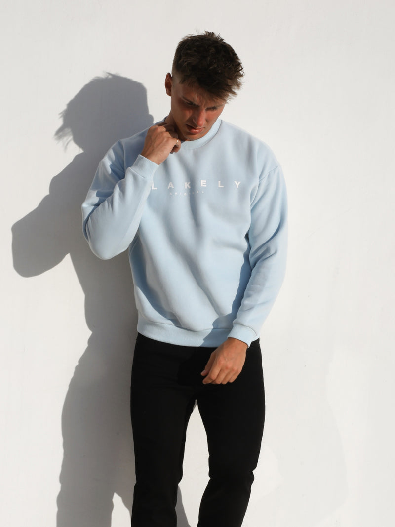 Evolved Relaxed Jumper - Light Blue