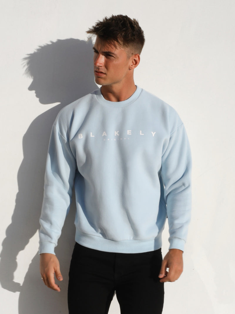 Evolved Relaxed Jumper - Light Blue