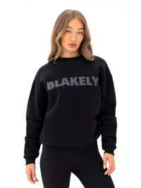 Studio Oversized Jumper - Tonal Black