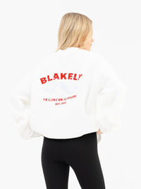 Amari Altitude Oversized Jumper - Flat White