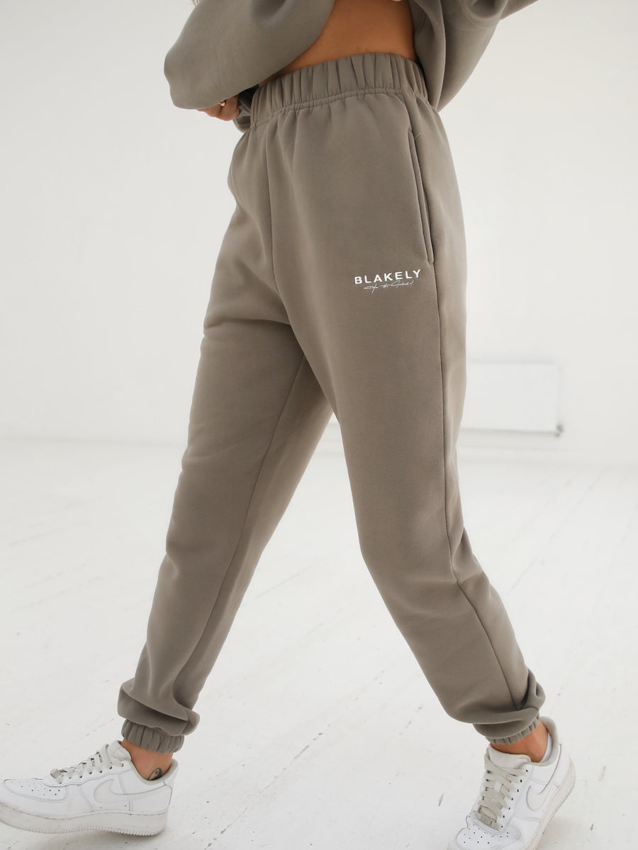 Taupe joggers hot sale