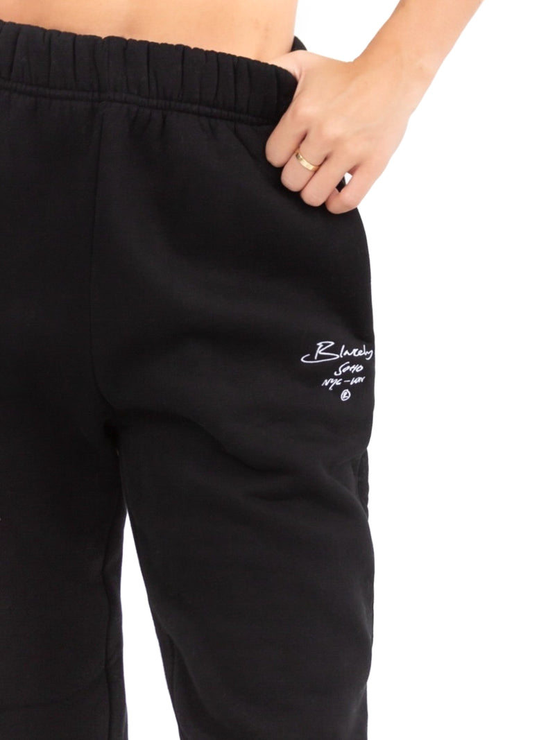 Soho Script Sweatpants - Black