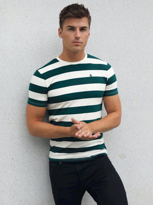 Loano Stripe T-Shirt - Green