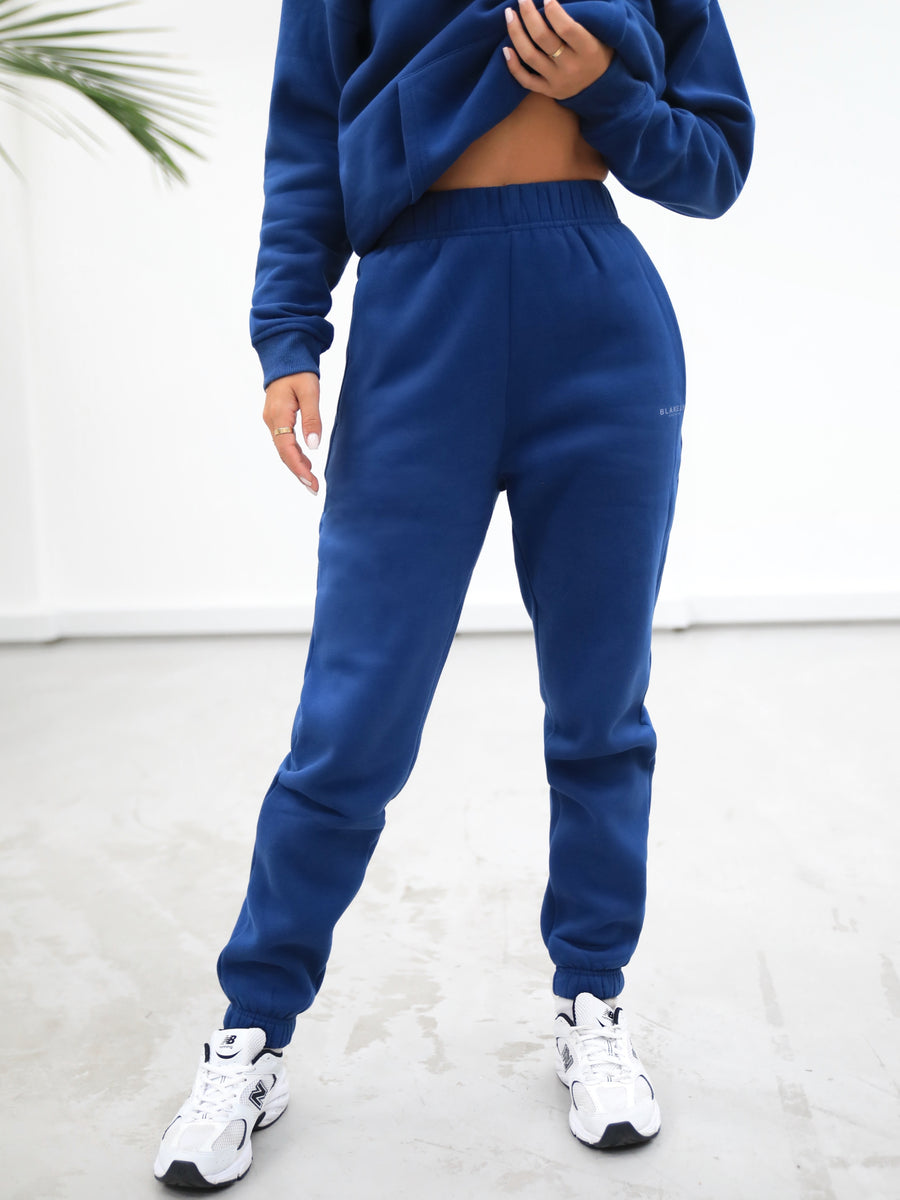 Royal blue sweatpants women's hot sale