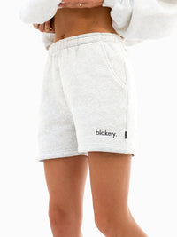 Sami Jogger Shorts - Marl White