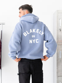 NYC Relaxed Hoodie - Cloudy Blue