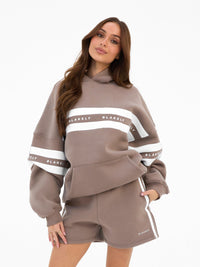 Lily Oversized Hoodie - Light Brown
