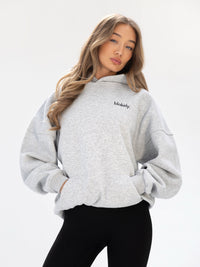 Sami Oversized Hoodie - Marl Grey
