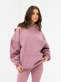 Addie Oversized Hoodie - Dusty Pink