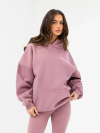 Addie Oversized Hoodie - Dusty Pink
