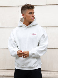 Austin Relaxed Hoodie - Marl White