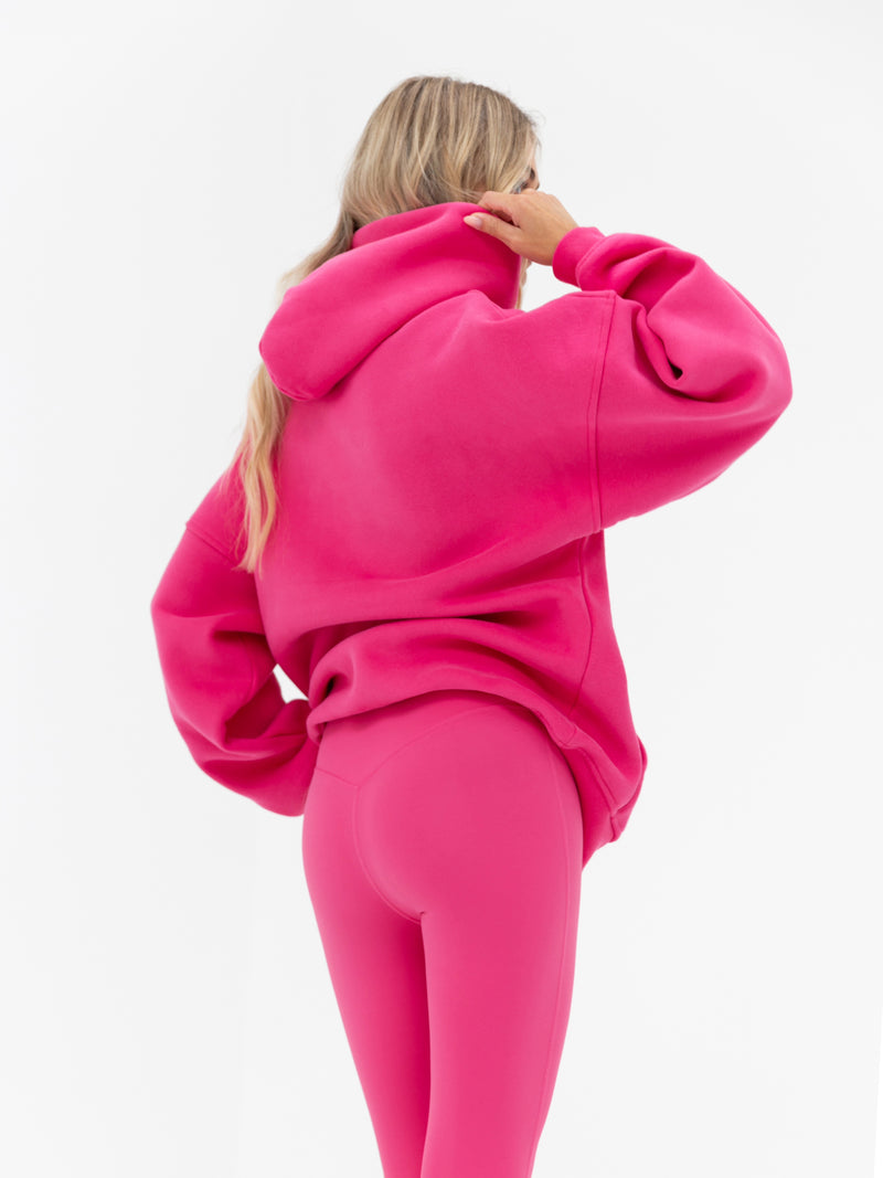 Joah Oversized Hoodie - Bubblegum Pink