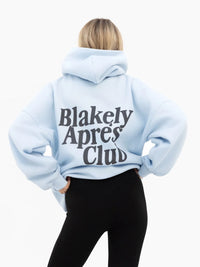 Saskia Oversized Hoodie - Soft Blue