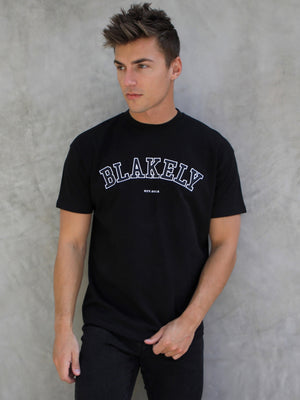 Varsity Relaxed T-Shirt - Black