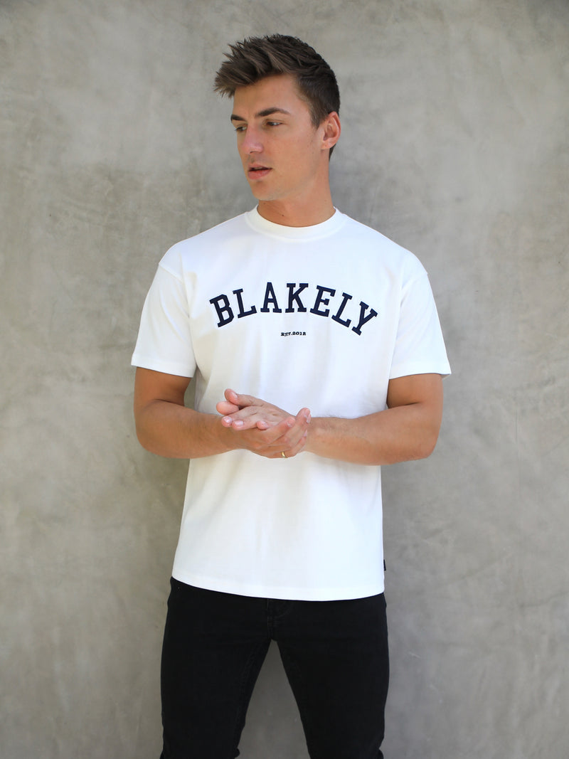 Varsity Relaxed T-Shirt - White