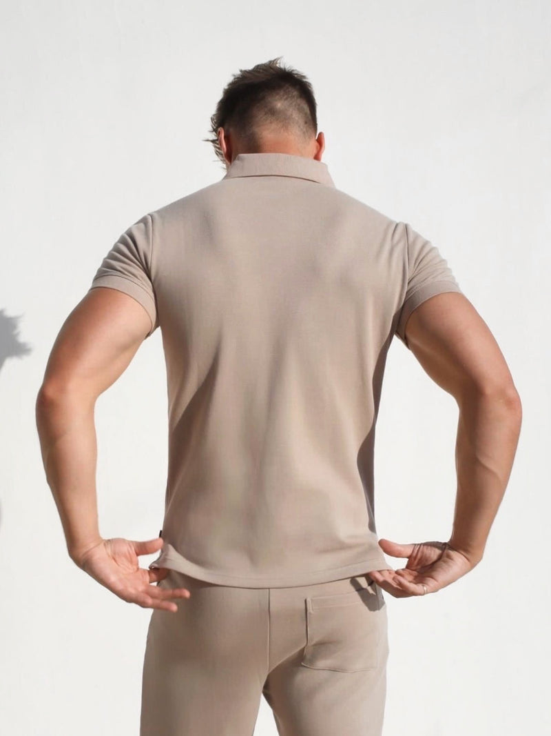 Verona Polo Shirt - Tan