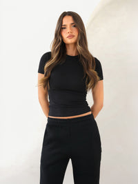 Blakely Basic Baby Tee - Black