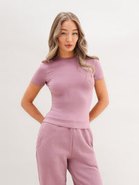Blakely Basic Baby Tee - Dusty Pink