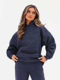 Isla Oversized Hoodie - True Navy