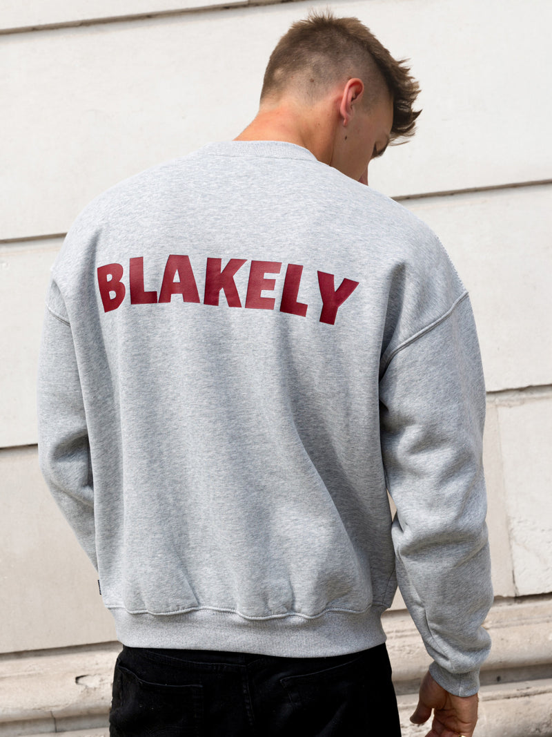 Declan Relaxed Jumper - Marl Grey