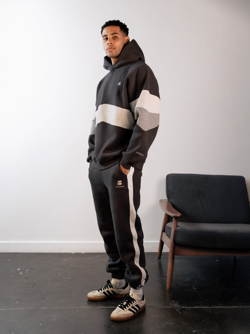 Panel Relaxed Sweatpants - Graphite