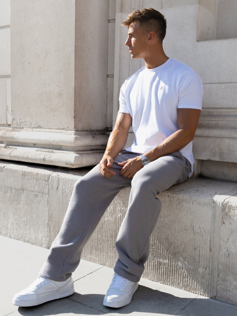 Declan Relaxed Sweatpants - Mid Grey