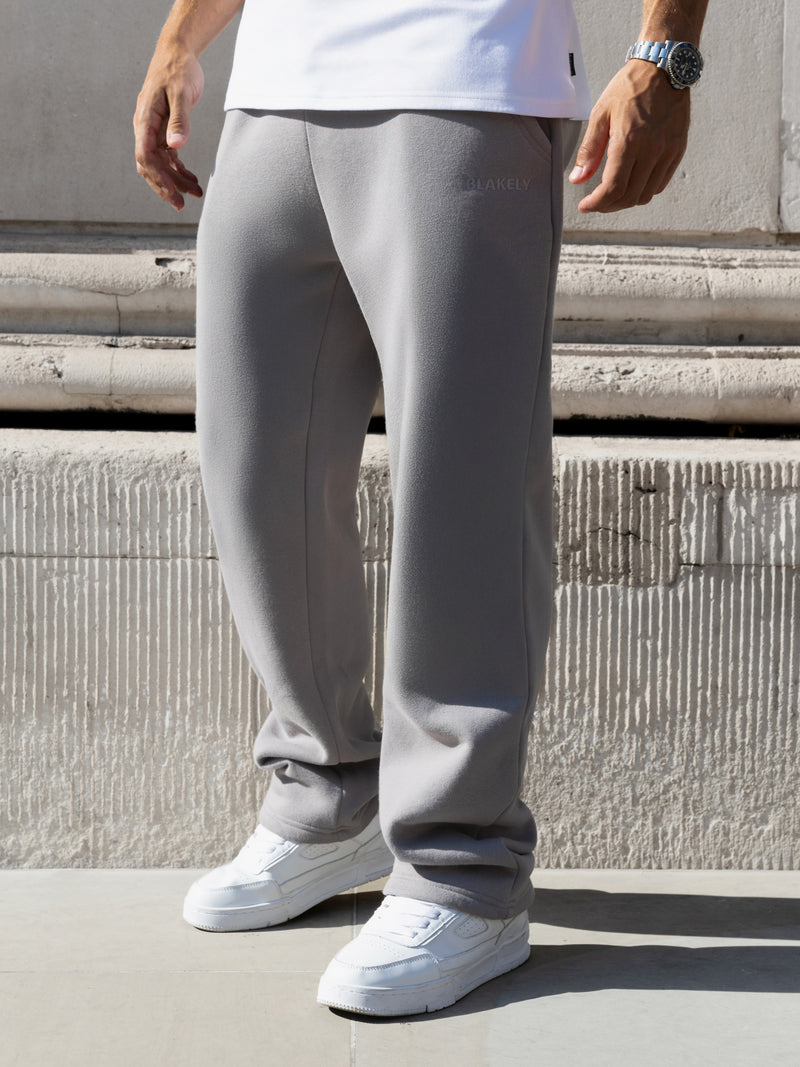 Declan Relaxed Sweatpants - Mid Grey