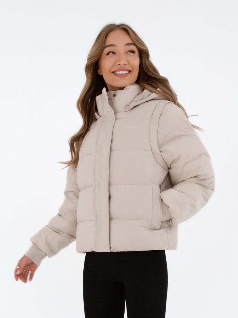 Multiway Puffer Coat 2 - Chalk