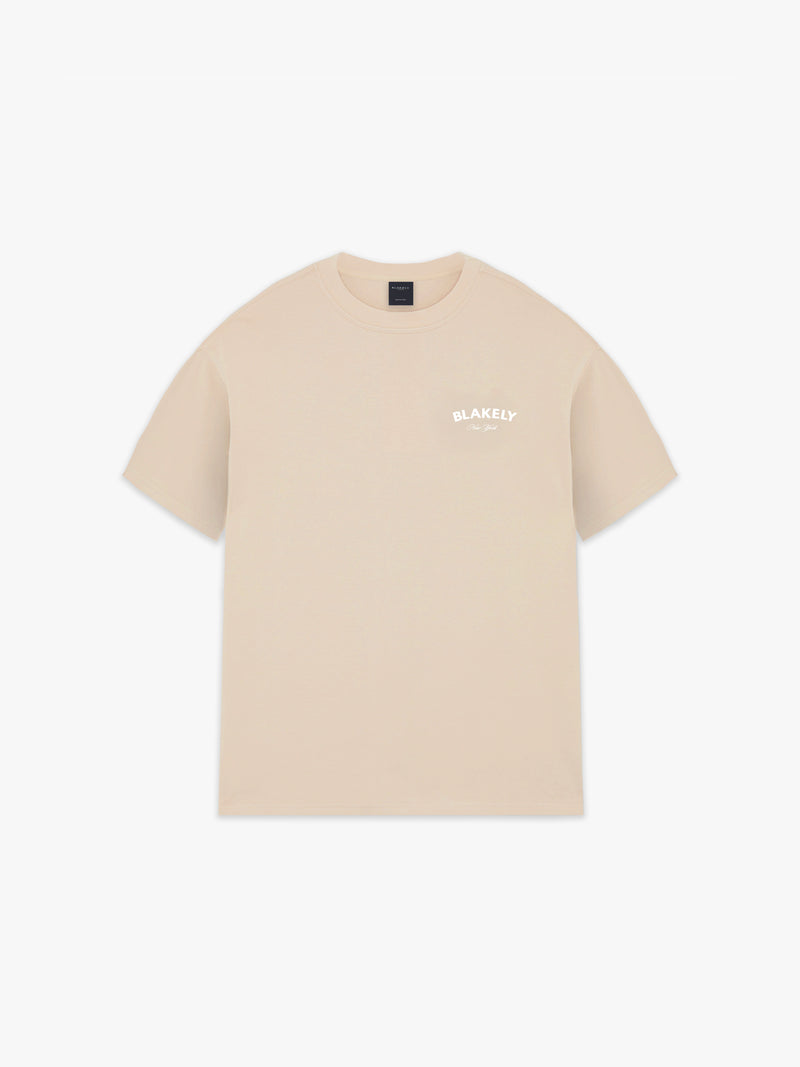 NY Crest Relaxed T-Shirt - Tan