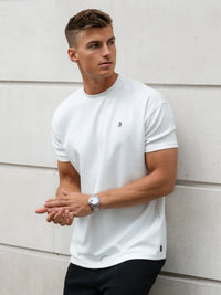 Conrad Relaxed Anchor T-Shirt - White