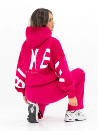 Isabel Oversized Hoodie - Fuchsia
