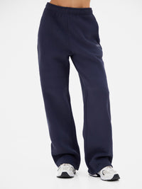 Outline Heritage Wide Leg Sweatpants - True Navy