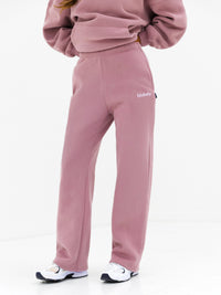 Lexi Wide Leg Sweatpants - Dusty Pink