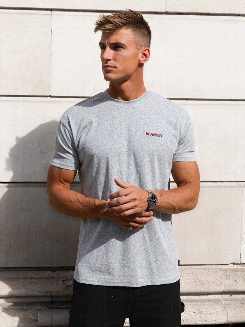 Rhys Relaxed T-Shirt - Marl Grey
